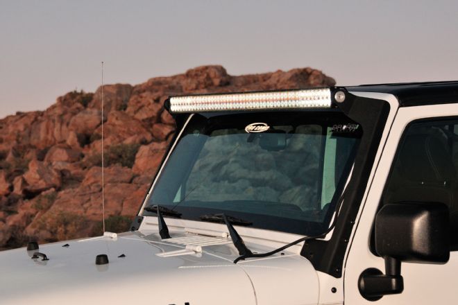 Pro Comp LED JK Wrangler Windshield Mount