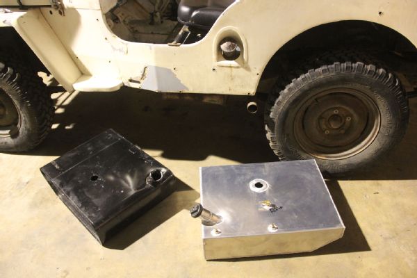 06 Cheap Truck Challenge Willys Jeep CJ3a Gas Tanks Photo 93689521