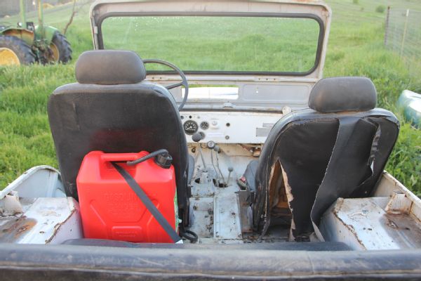 05 Cheap Truck Challenge Willys Jeep CJ3a Seats And Gas Can Photo 149298197