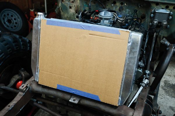076 Radiator Cardboard Instasllation Protection Install Photo 98718345