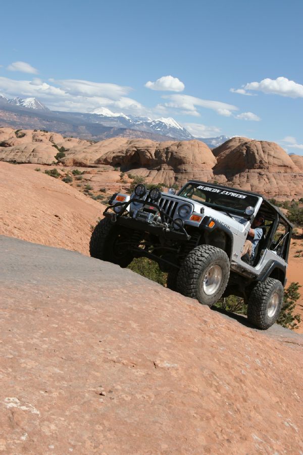 002 Jeep Wrangler Tj Rubicon Moab Utah Front Climbing Photo 98142433
