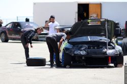 Testing paddock hood open