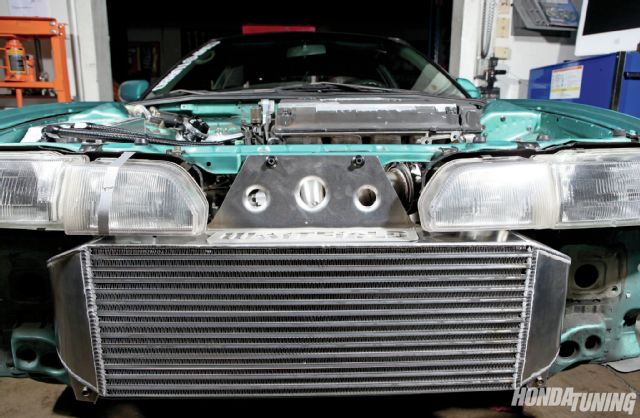 1992 acura integra GS R intercooler install 03