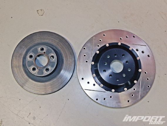04 garage FR S factory vs AP racing front rotors