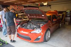 1309 Scion FR S HSD Coilover Install Engine Bay 04