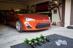 1309 Scion FR S HSD Coilover Install  Front Bumper 03