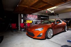 1309 Scion FR S HSD Coilover Install Front Three Quarter 24