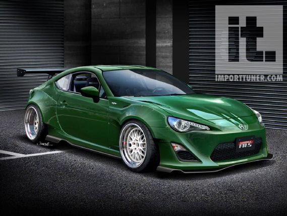 Impp 1210 01 o+scion FR S project car+mean green