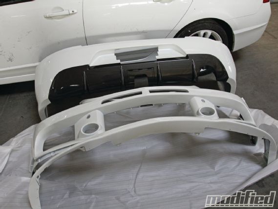 Modp 1209 03+2003 mitsubishi evolution viii+bumpers