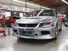 Modp 1209 21+2003 mitsubishi evolution viii+installed front bumper