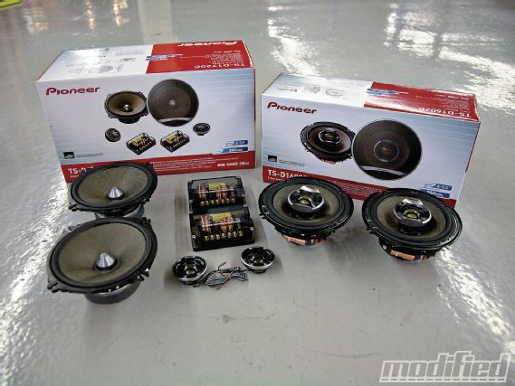 Modp 1107 09+2008 mitsubishi evolution+speakers