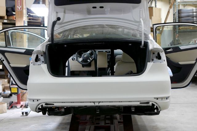 Sema 2013 VW jetta widebody build GLI rear bumper 18