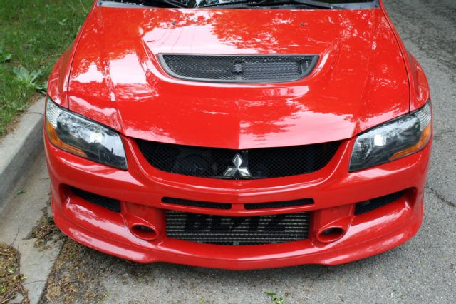 Mitsubishi lancer evolution VIII OEM upgrades evo IX SE front lip 03