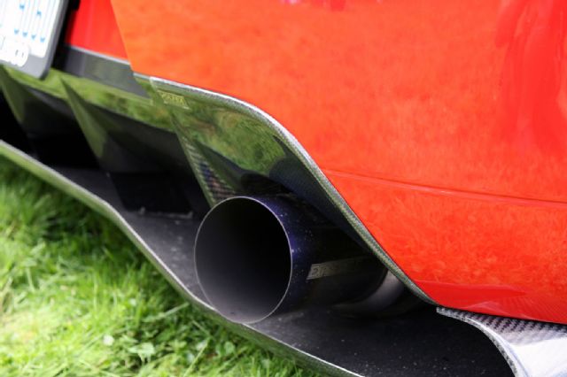 2003 Mitsubishi Lancer Evolution Voltex Evo IX carbon diffuser exhaust profile 14