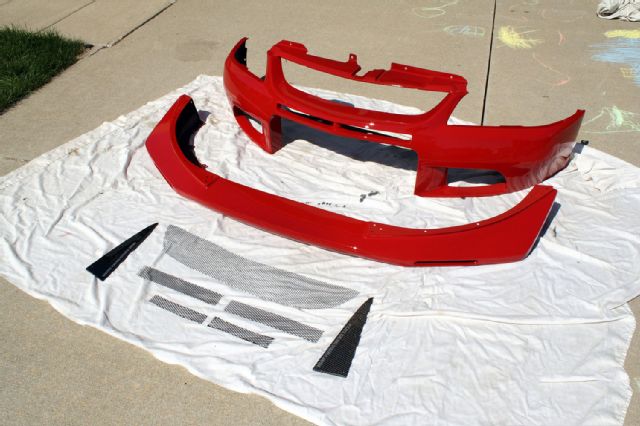 Lancer Evolution Voltex Evo IX street bumper front painted 18