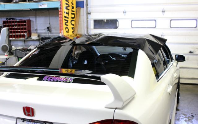 Acura CSX type S CarBox Industries roof vinyl application 08.JPG