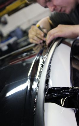Acura CSX type S CarBox Industries vinyl wrap finishing touches 18.JPG