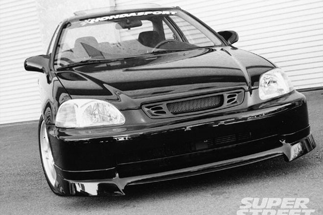 honda civic lip install