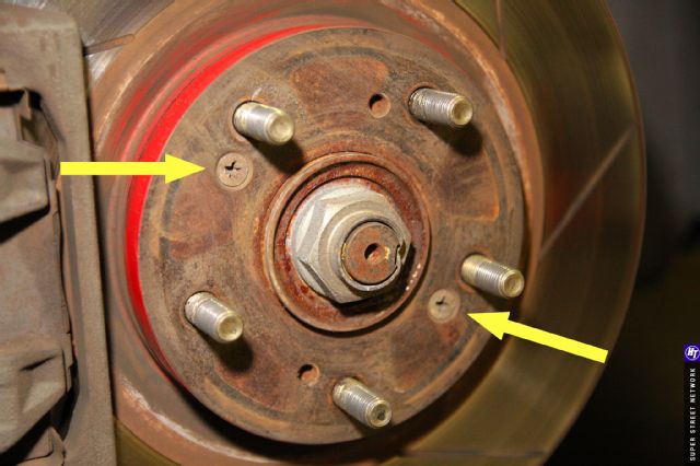 Flat screws rotor front