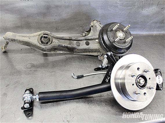 Kaizenspeed rear trailing arm assembly drum brake rear trailing arm comparison 03