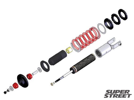 Sstp 1303 02+coilovers+bushings nuts collars