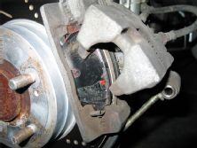Ssts 0664 23+brake rotor hawk pads+remove caliper