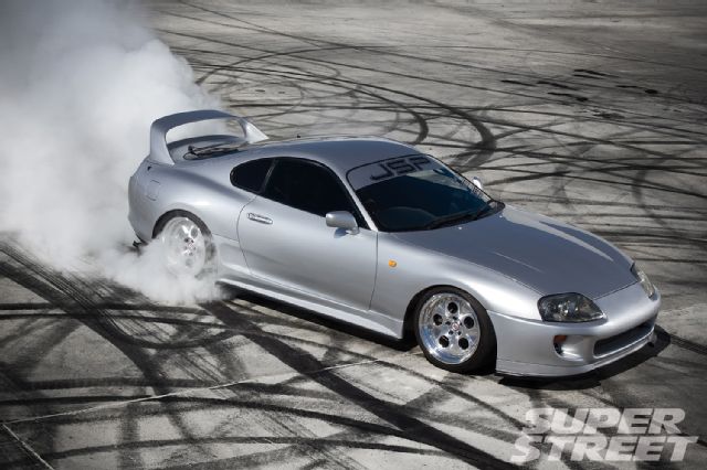 1993 toyota supra RZ burnout