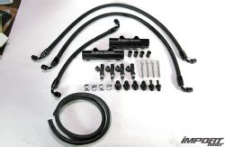 Project subaru EJ25 T1 race development side feed conversion kit 09