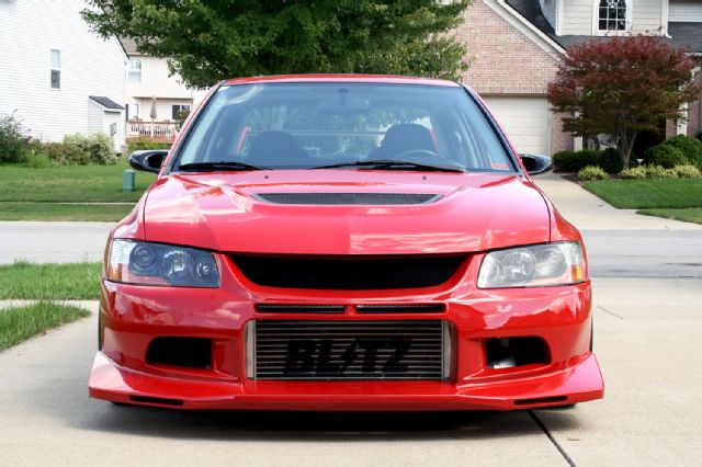 Mitsubishi lancer evolution tech blitz type CS front mount intercooler 05