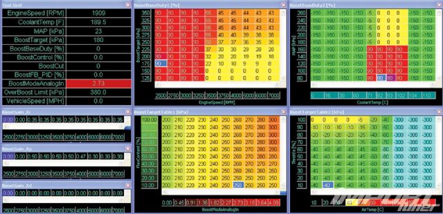 AEM infinity engine management system data table 05