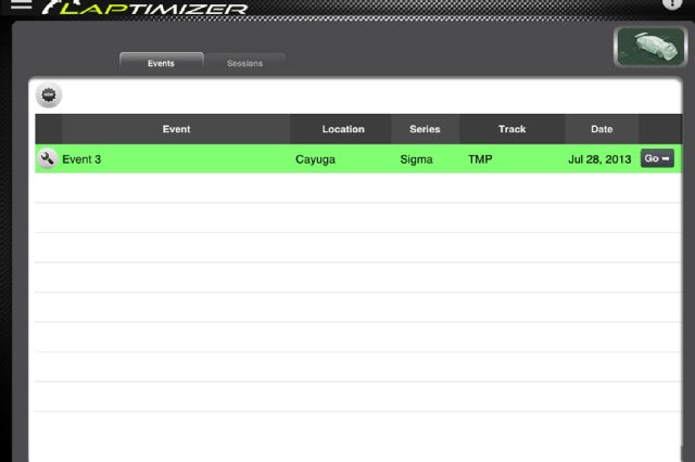 Laptimizer ipad chassis setup app event creator 05