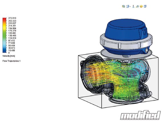Modp 1304 03 o+manufacturing process of turbocharger wastegates+CFD image