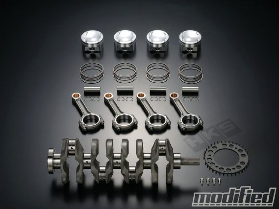 Modp 1210 39+engine internal parts+hks 4b11 kit