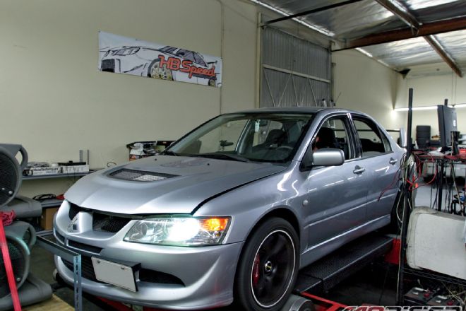 2003 Mitsubishi Lancer Evolution VIII - DME And Turbo XS - O2 Housing And After-Cat Exhaust And Downpipe
