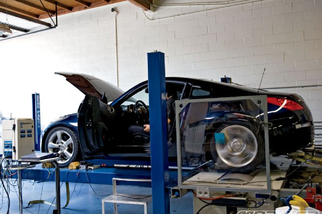 nissan 350z dyno testing