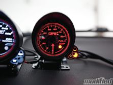 Modp 1203 08+prosport halo series gauges+red