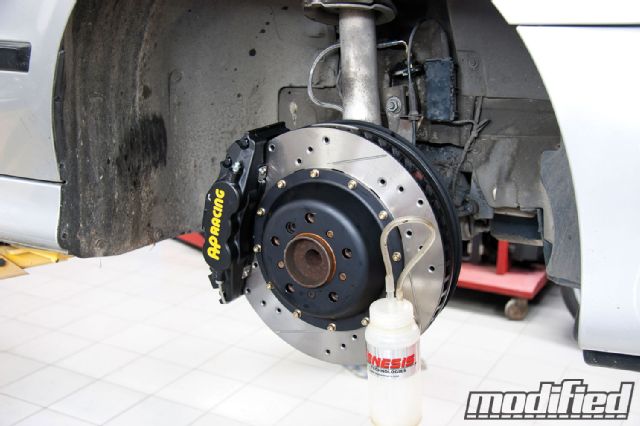 E39 BMW m5 AP racing caliper and two piece rotor 06