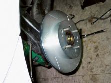 0408ht_37z+1995_Honda_Civic_CX+Disc_Brake_Install_Rotor