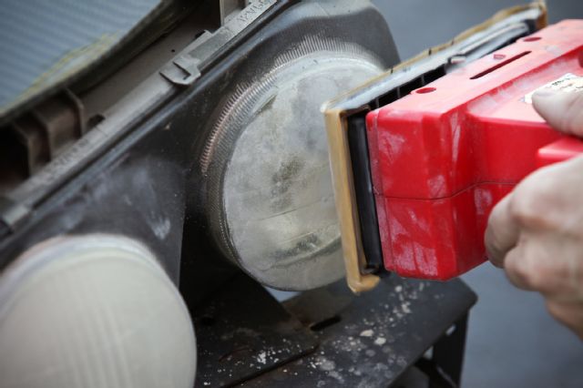 Orbital sander with 400 grit