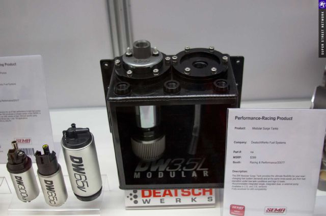 Sema 2015 top honda products deatschwerks fuel systems modular surge tank