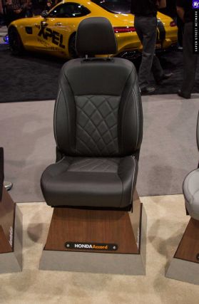 Sema 2015 top honda products katzkin accord seat insert