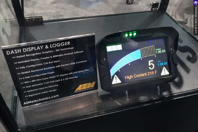 Sema 2015 top honda products aem dash display logger