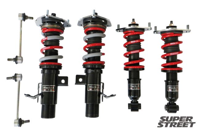 FRS BRZ parts guide RSR black i series coilovers 08