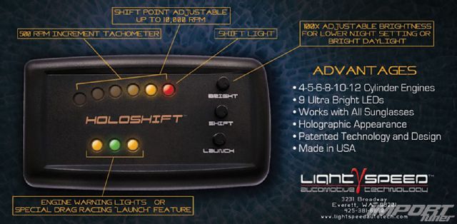 Holoshift HUD tachometer and shift light 04