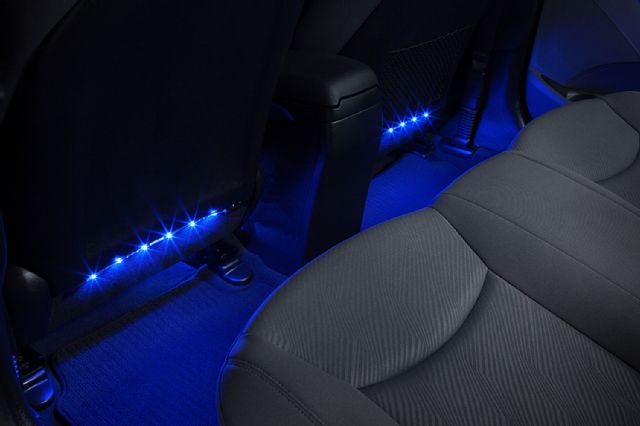 SYLVANIA ZEVO automotive LED lighting interior strip kit 03