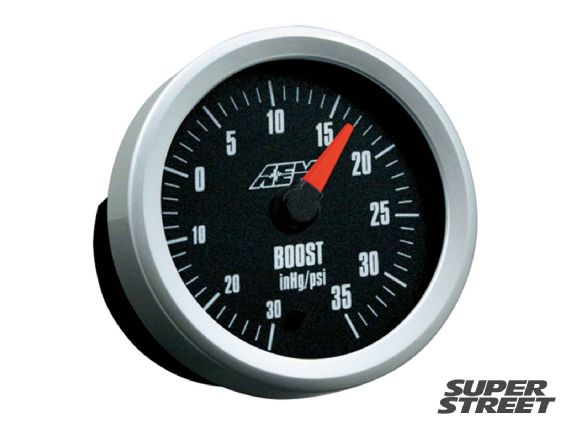 AEM analog boost display