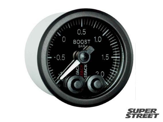 Stack pro control boost gauge