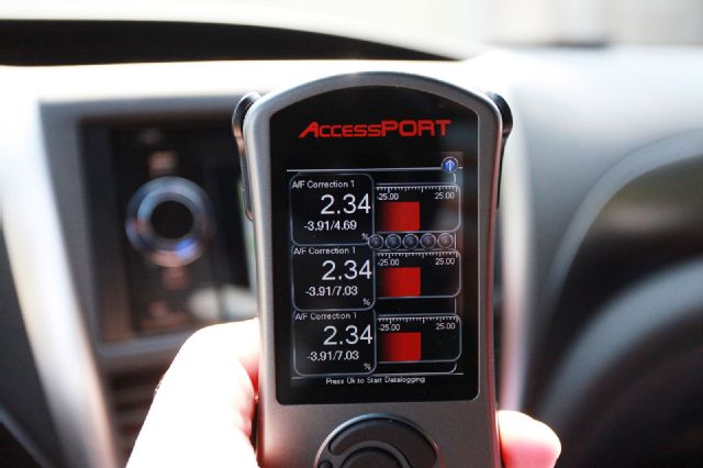 Cobb AccessPort V3 multi gauge display 08