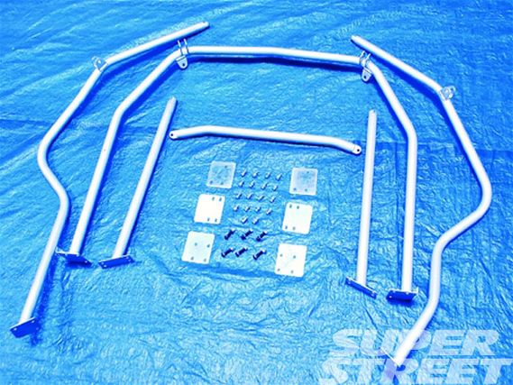 Sstp 1203 41+100 parts nissan s chassis+six point rollcage