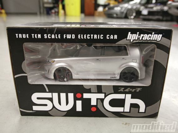 Modp 1112 02+scion xb rc car hpi racing+box